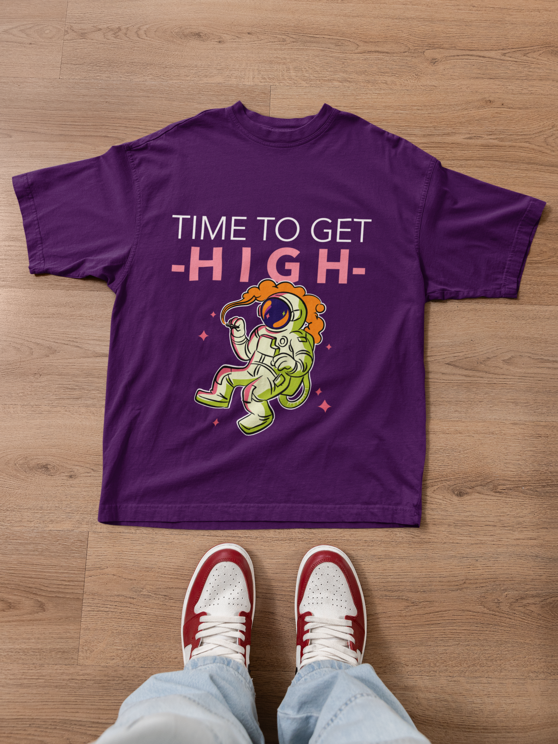 🚀 Time to Get HIGH – Astronaut DTF Transfer FT835