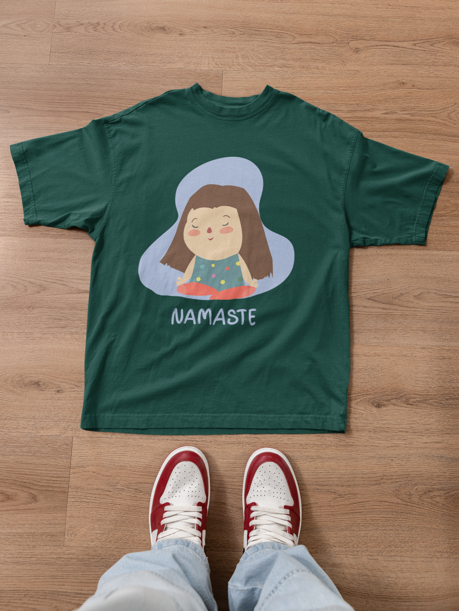 🧘♀️ NAMASTE | Cute Zen DTF Transfer FT847