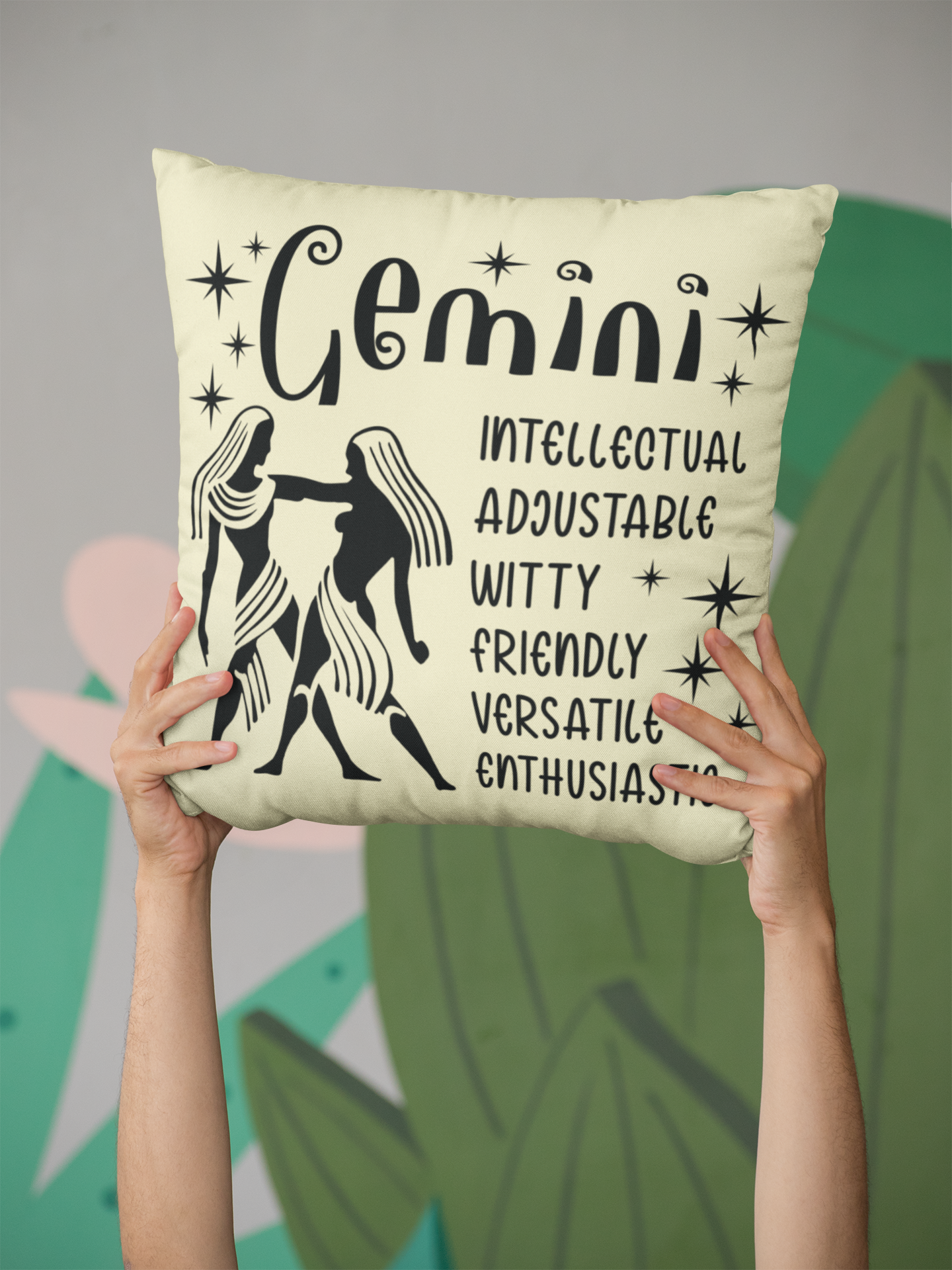 ♊✨ Gemini Zodiac – Dual Mind DTF Transfer FT888