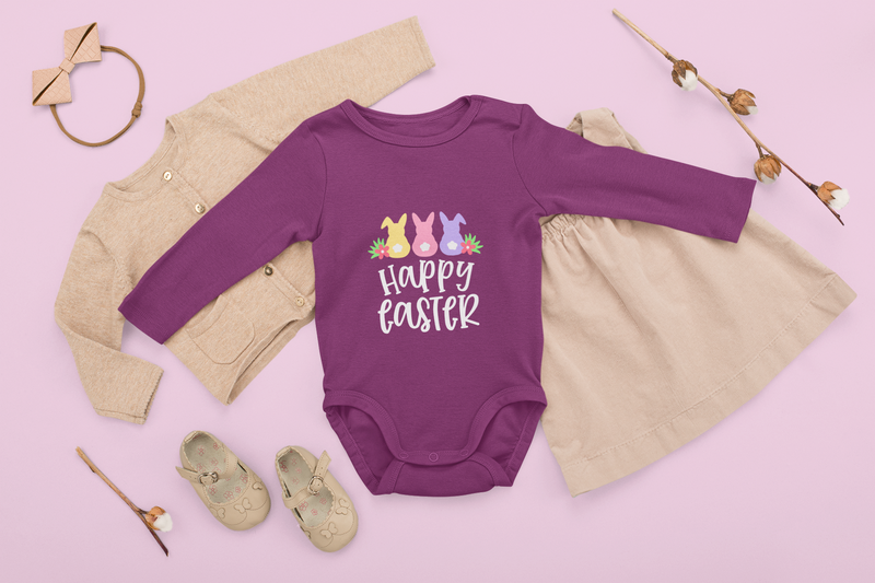 🐰 Happy Easter Cute Bunny Tail Design DTF Transfer FT363