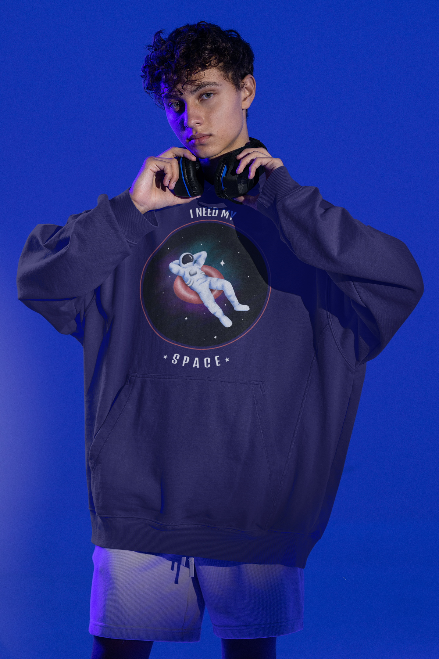 🌌 I Need My Space – Astronaut Chill DTF Transfer FT830