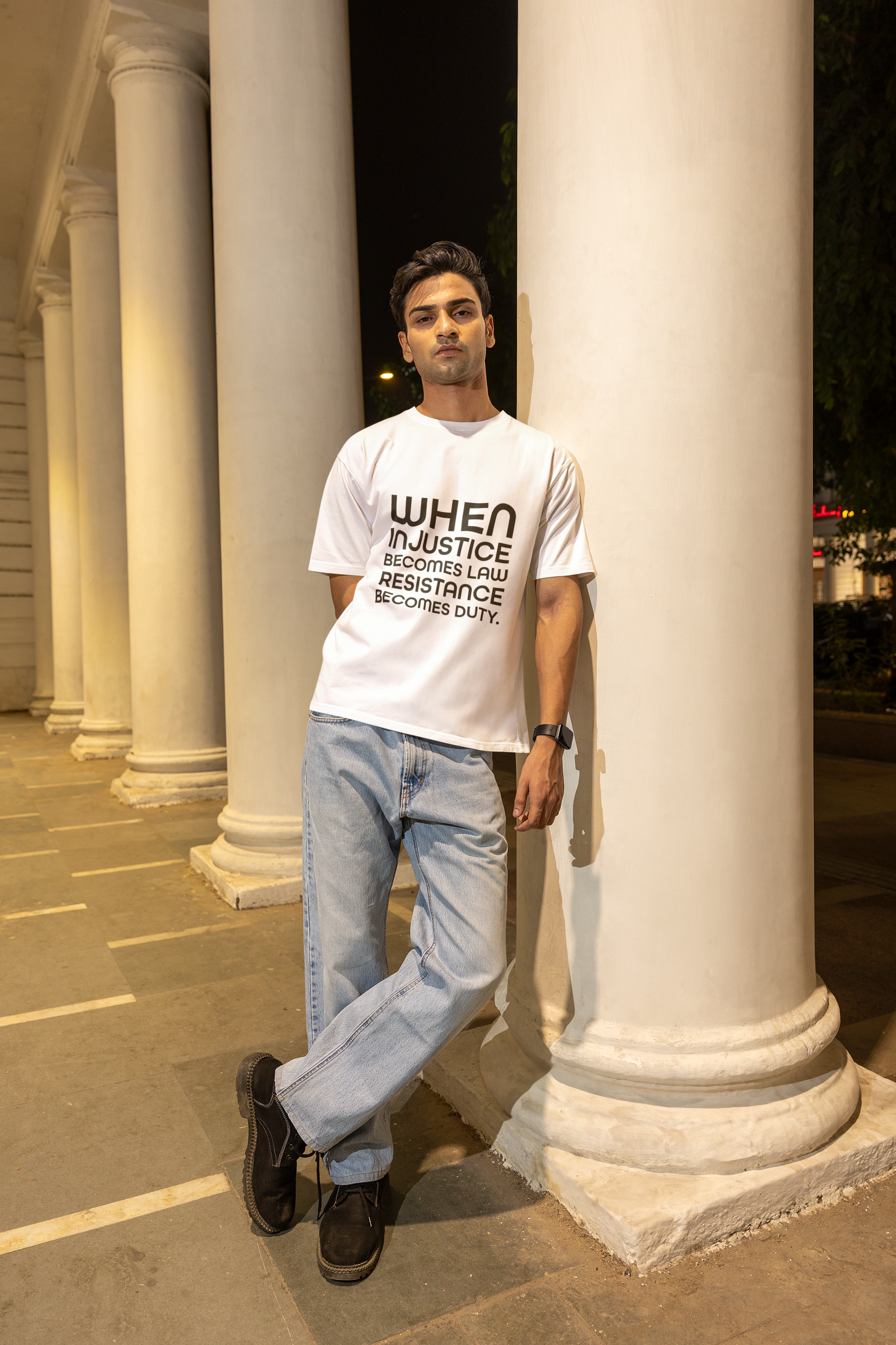 🖤 When Injustice Becomes Law – Dark Minimal Edition | DTF Transfer FT669