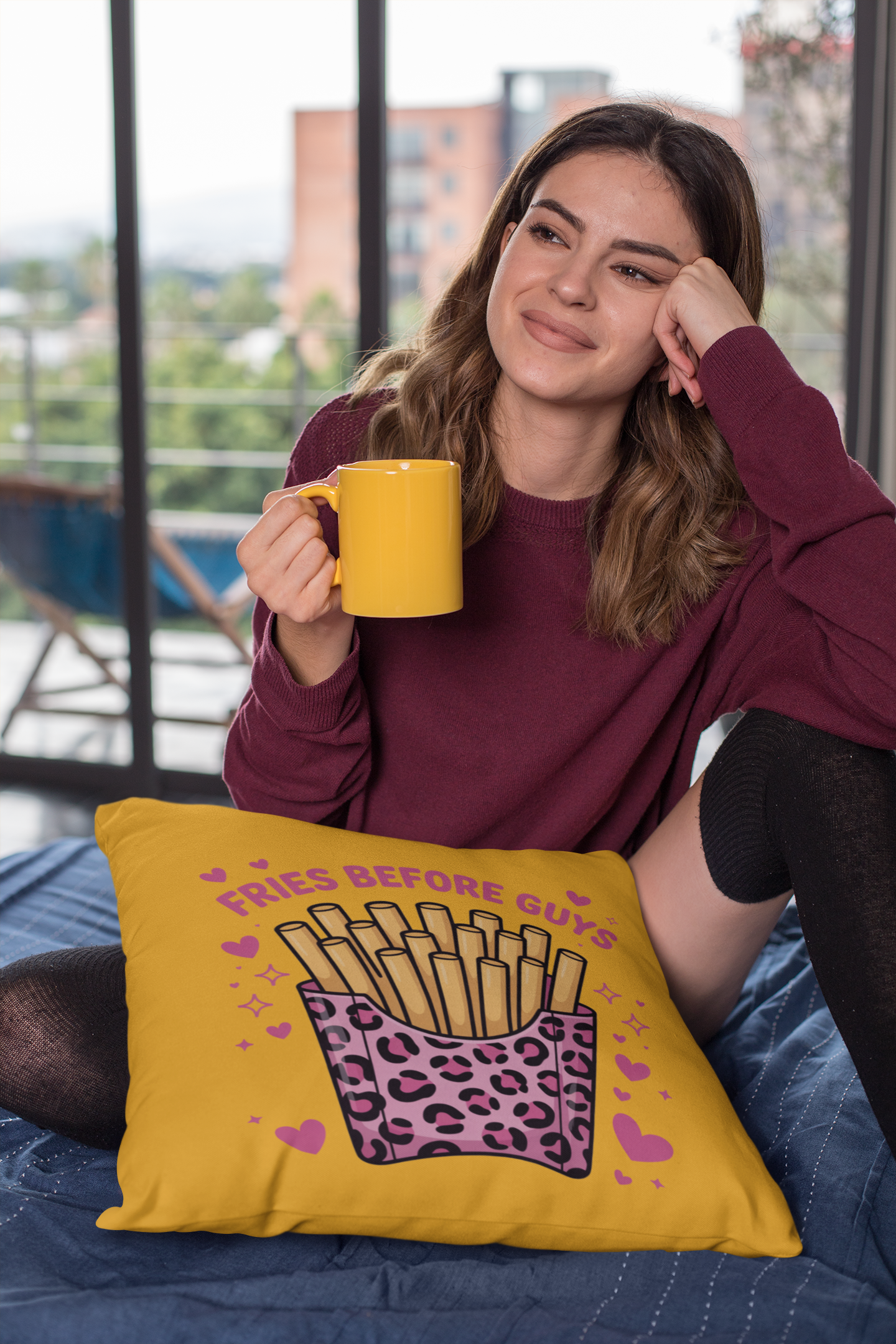 🍟💖 FRIES BEFORE GUYS – Valentine’s Day | DTF Transfer FT1099