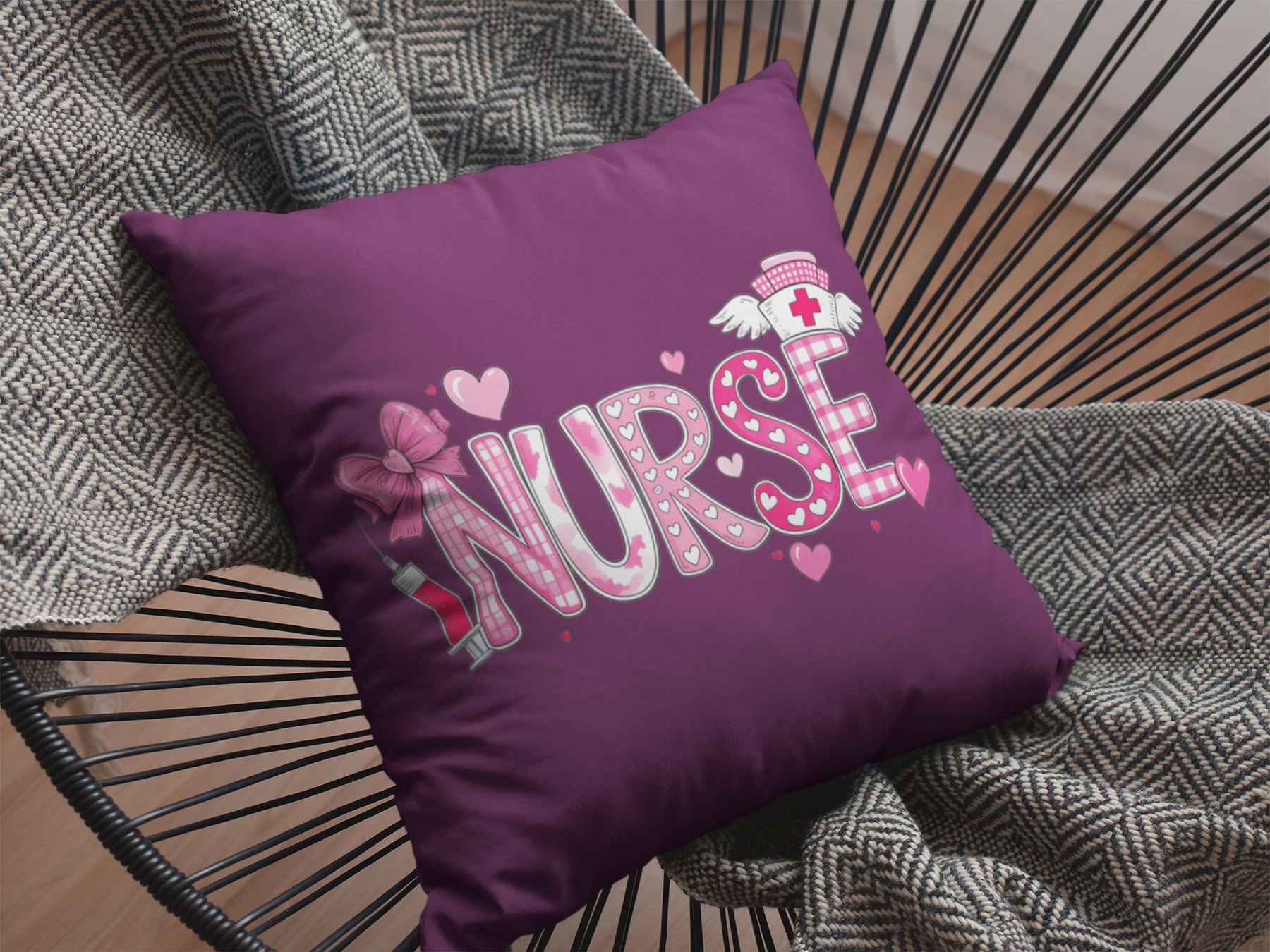 💘🩺 NURSE – Valentine’s Day Cute Nurse Love | DTF Transfer FT1135