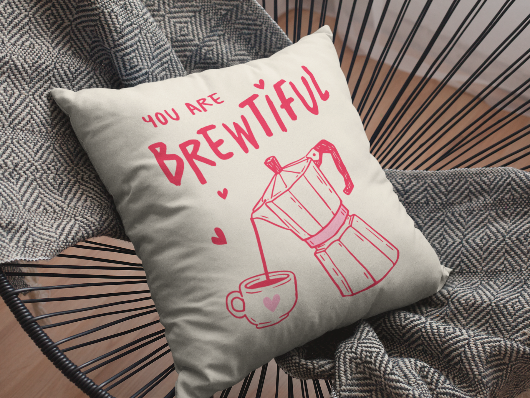 ☕💘 You Are Brewtiful – Valentine’s Day Coffee Love | DTF Transfer FT1138