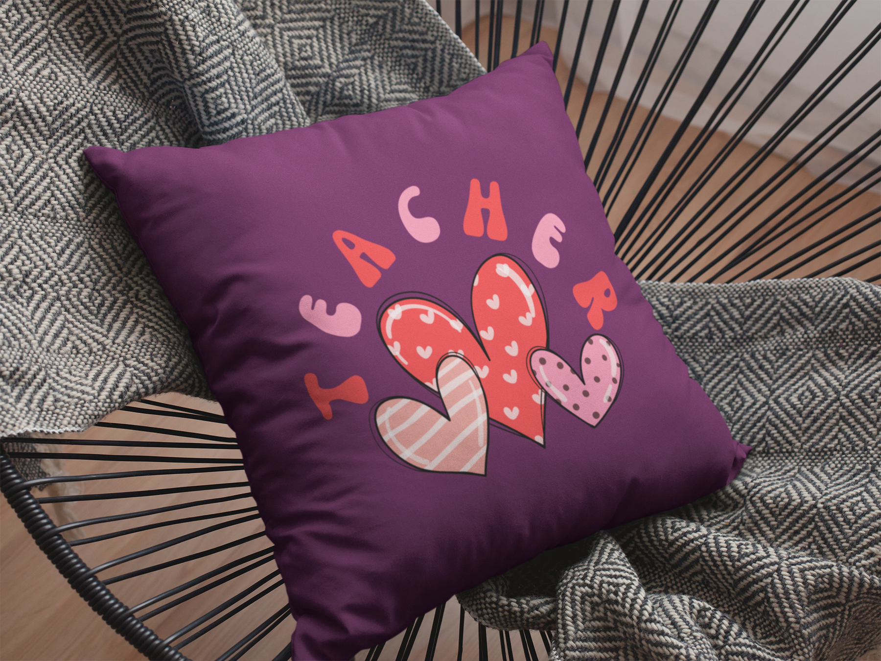 💖 Teach Love – Valentine’s Day | DTF Transfer FT1117