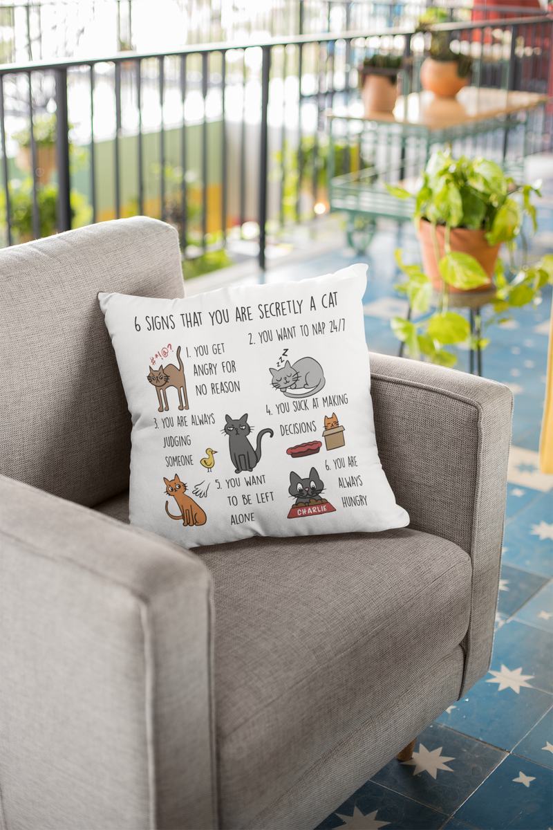 🐾😹 6 Signs That You Are Secretly a Cat Black Design DTF Transfer FT280