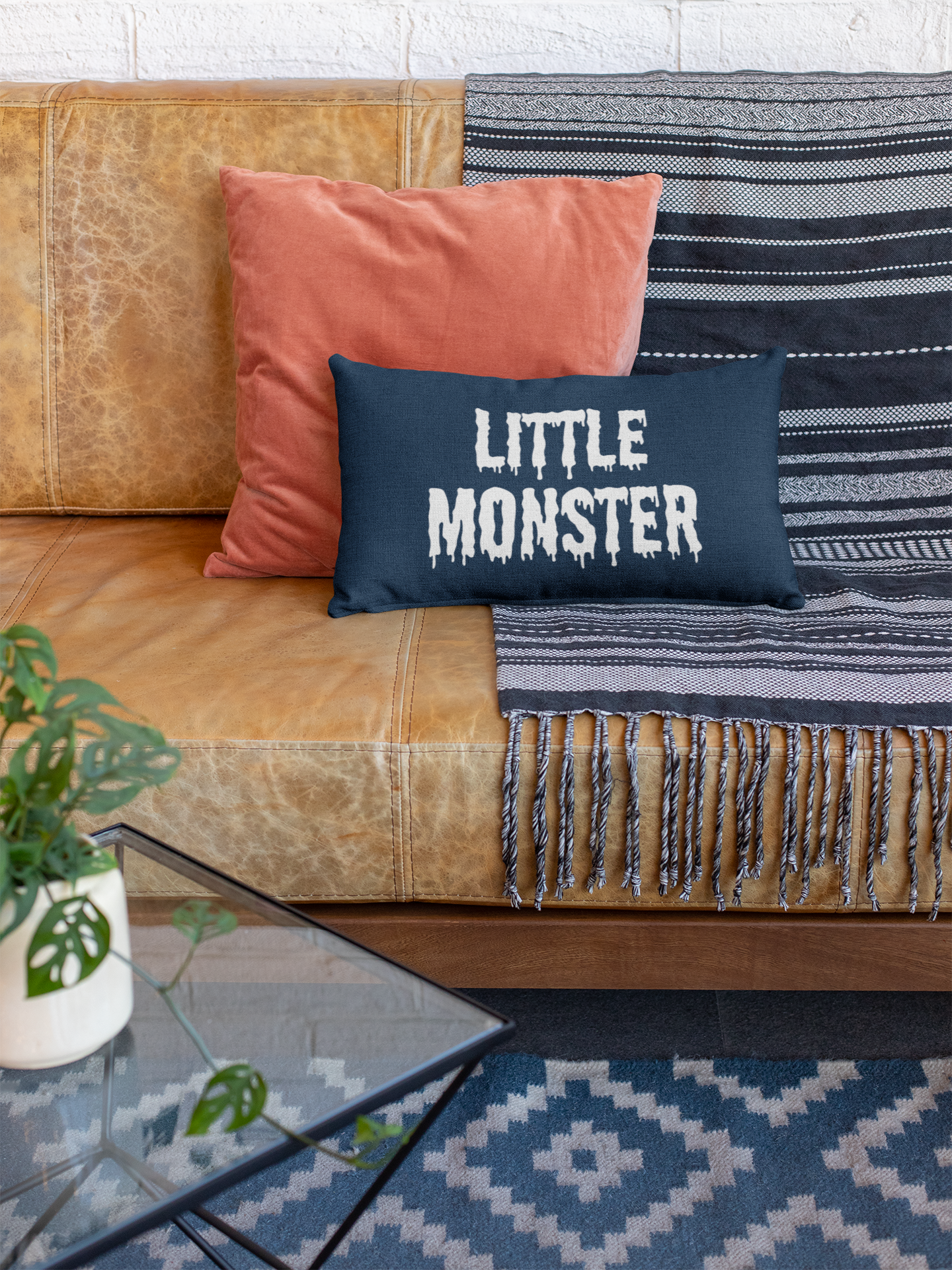 👻🕸️ LITTLE MONSTER – Cute but Creepy Halloween DTF Transfer FT599