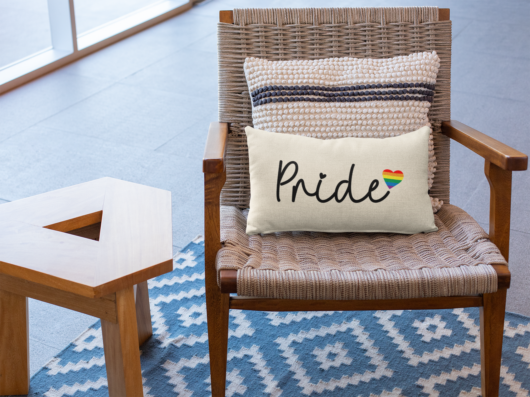 🌈🖤 PRIDE – Love Is Love | Rainbow Heart DTF Transfer FT899