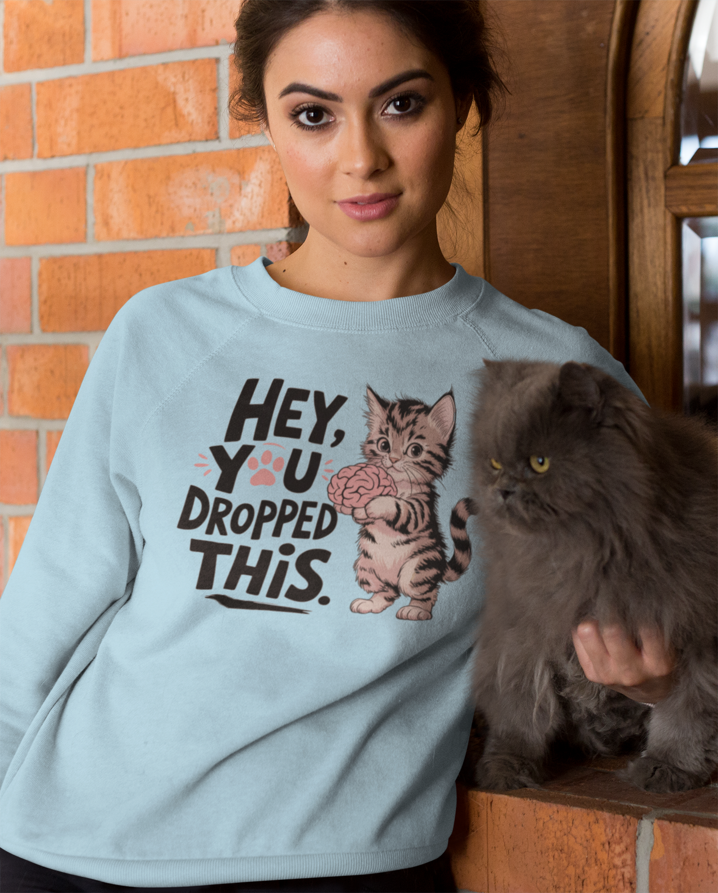 Sarcastic Cat – Hey, You Dropped This FT36