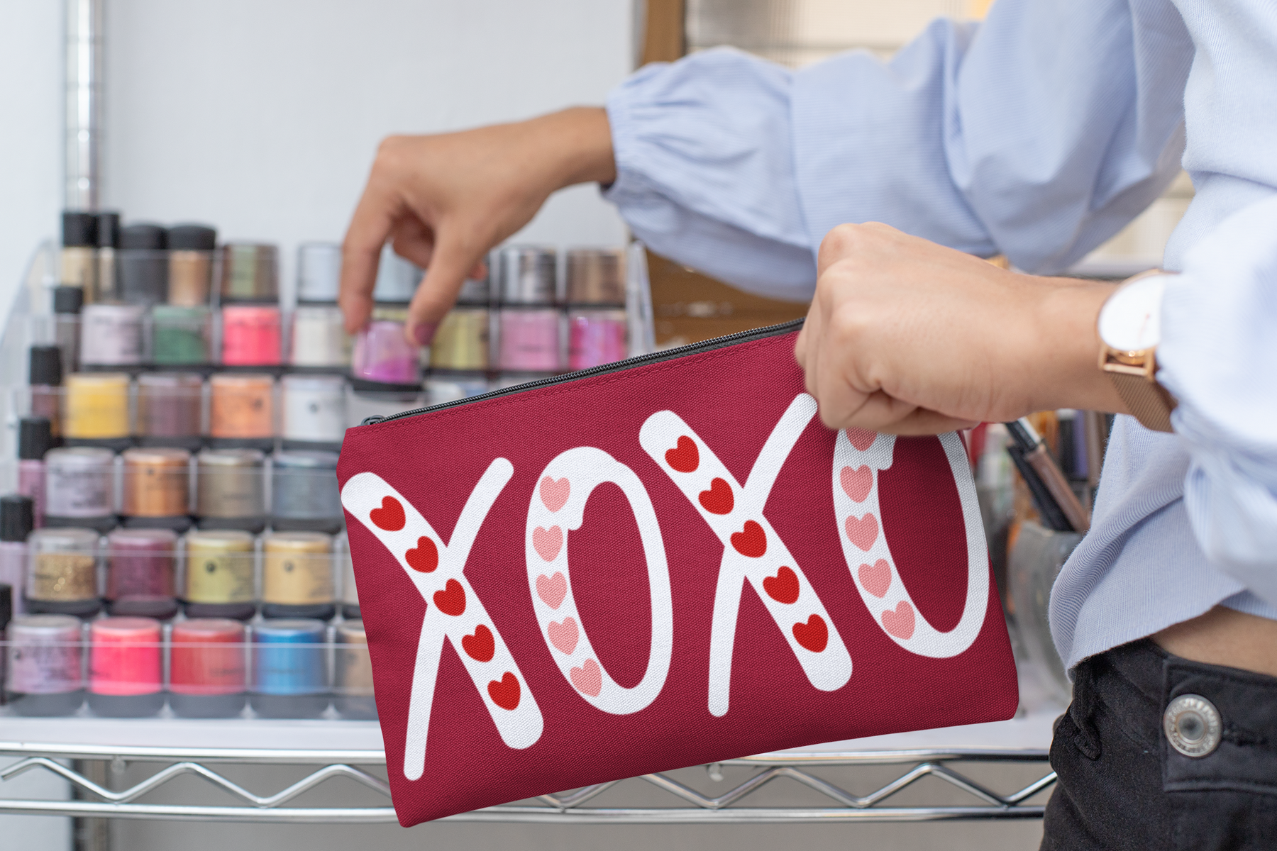 💘 XOXO Heart-Detail Design DTF Transfer FT405