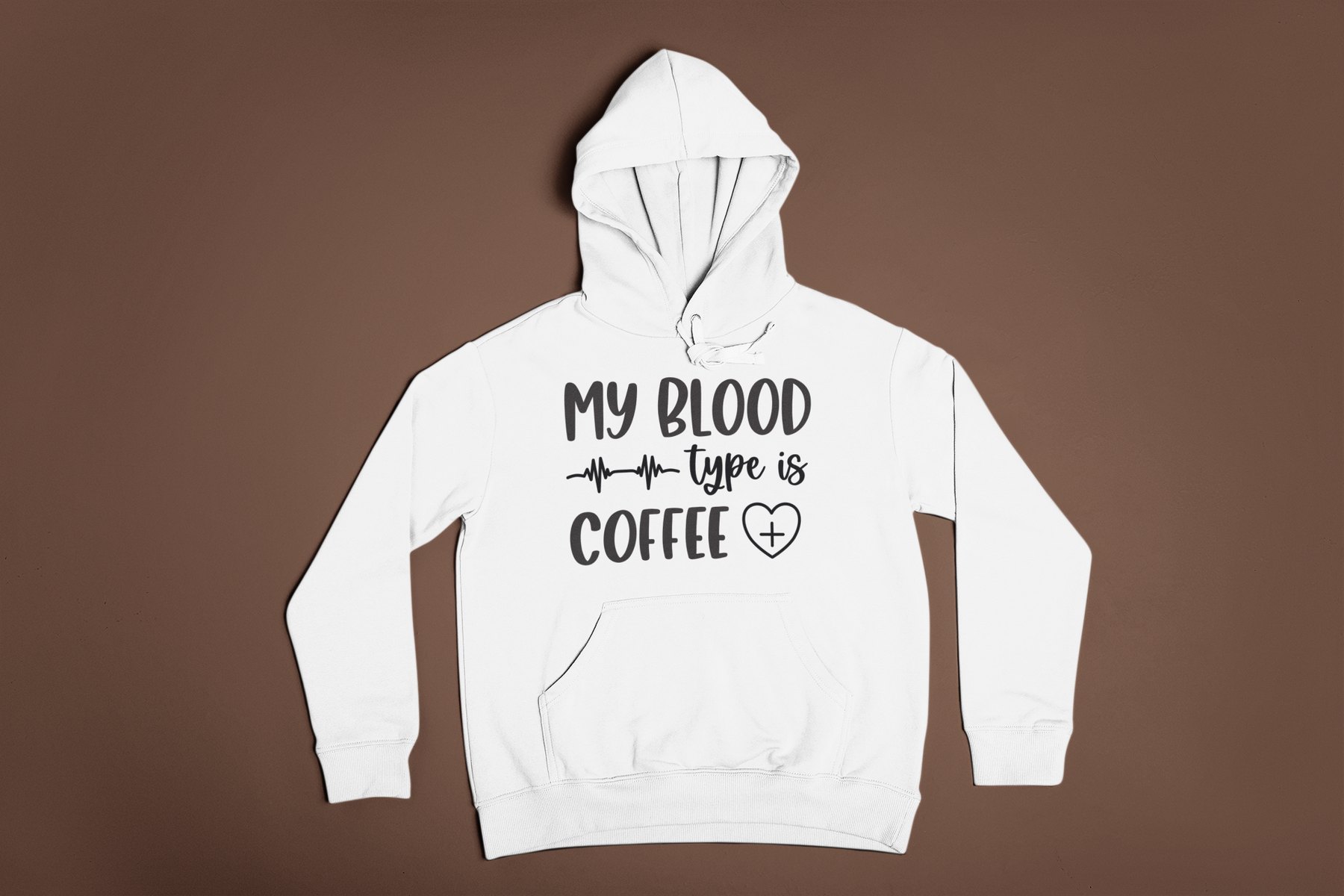 🩸☕ My Blood Is Coffee – Minimal Coffee Quote | DTF Transfer FT951