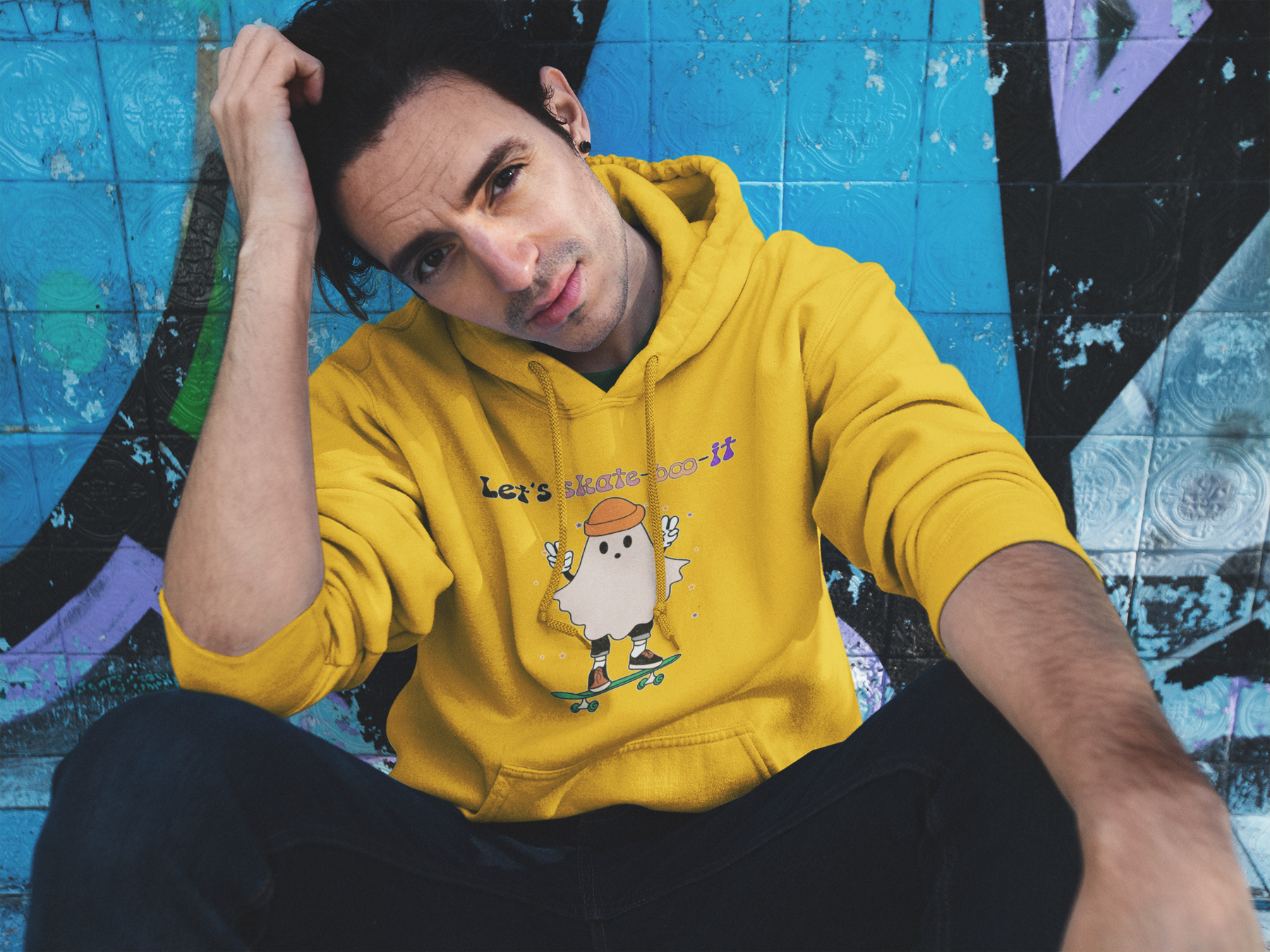 🛹👻 “Let’s Skate-Boo-It” DTF Transfer FT516