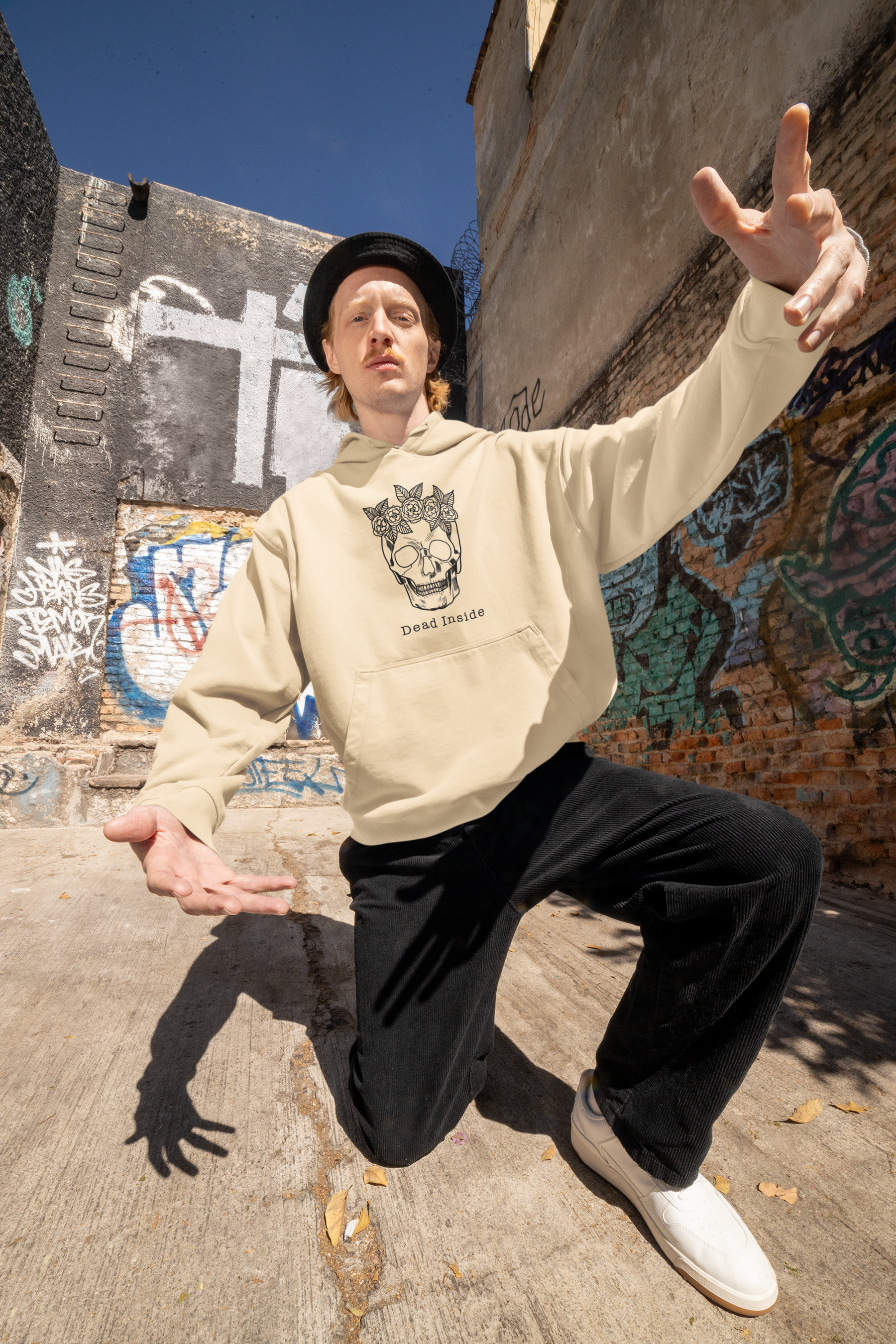 ⚫ Dead Inside – Minimal Black Edition DTF Transfer FT762