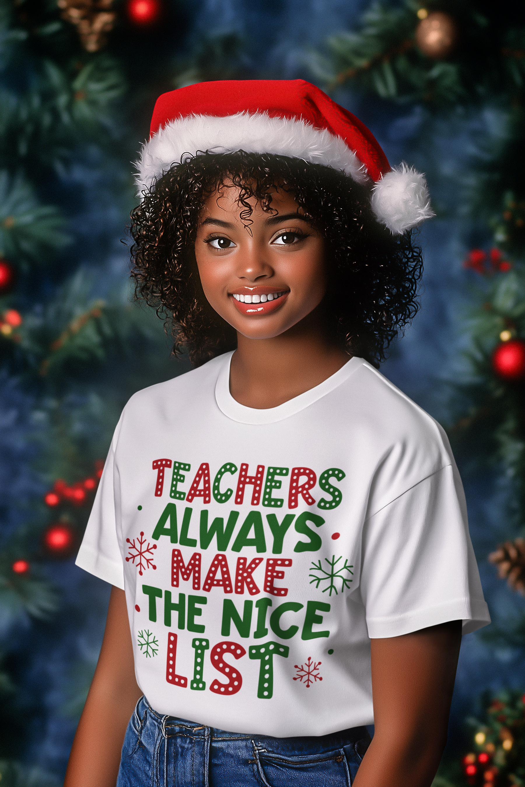 Teachers Always Make the Nice List DTF Transfer FT433