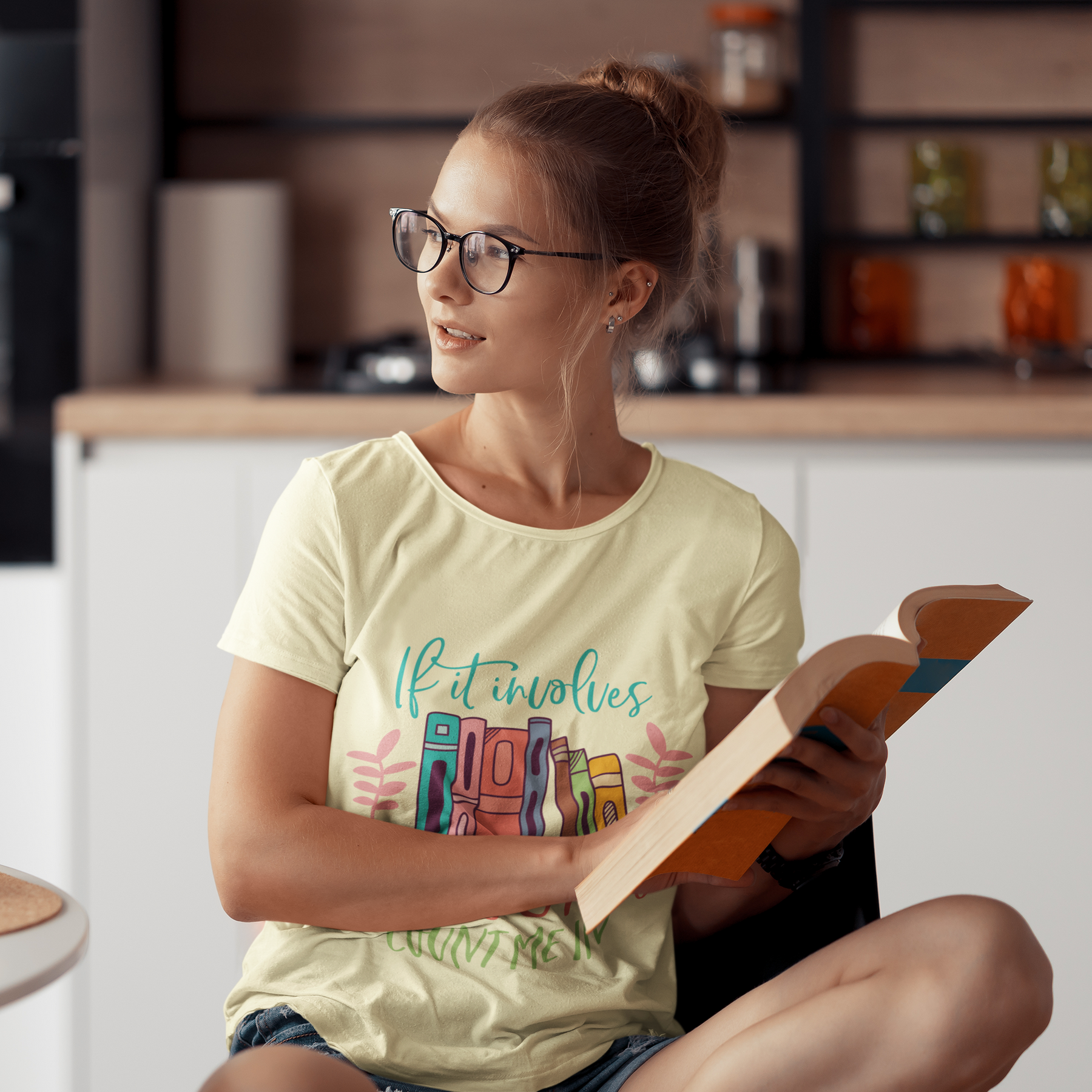 📚 If It Involves Books & PJs Count Me In DTF Transfer FT376