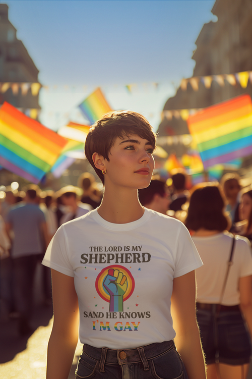 ✝️🌈The Lord Is My Shepherd Sand He Knows I'm Gay  FT182