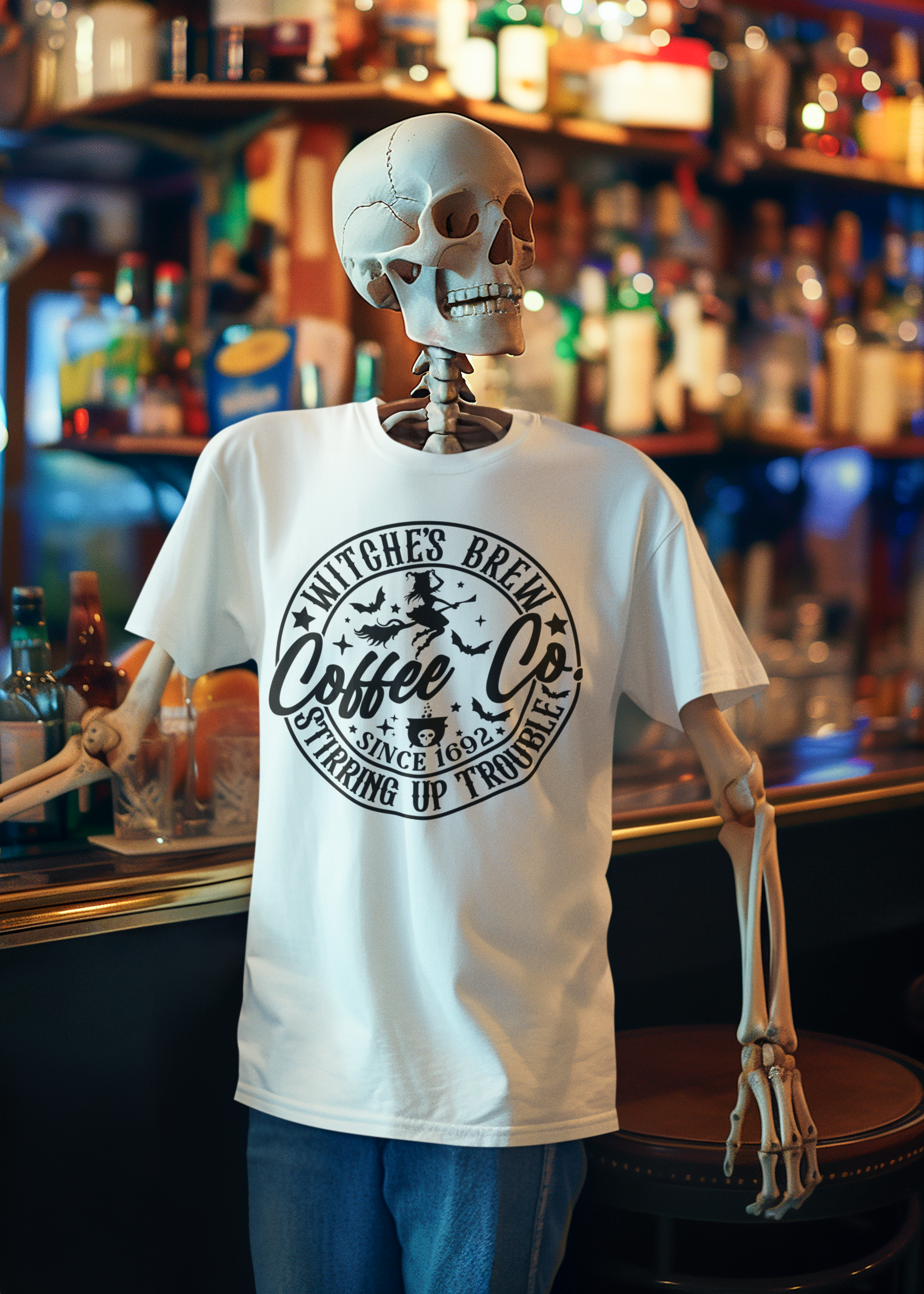 🎃 Halloween Coffee Co Withces Brew DTF Transfer  FT224