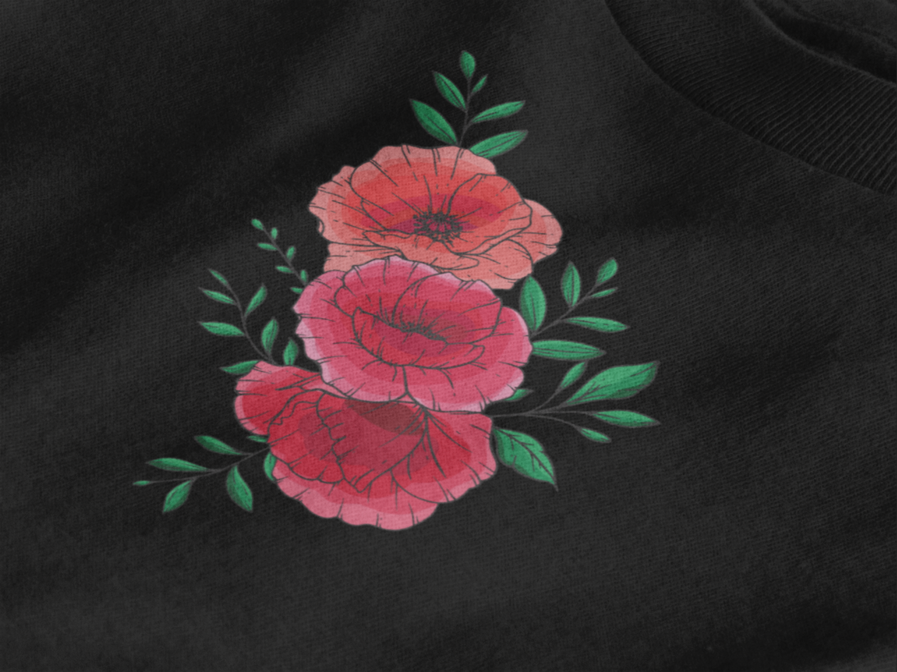 🌸 Eternal Bloom | Remembrance Edition Design DTF Transfer FT994