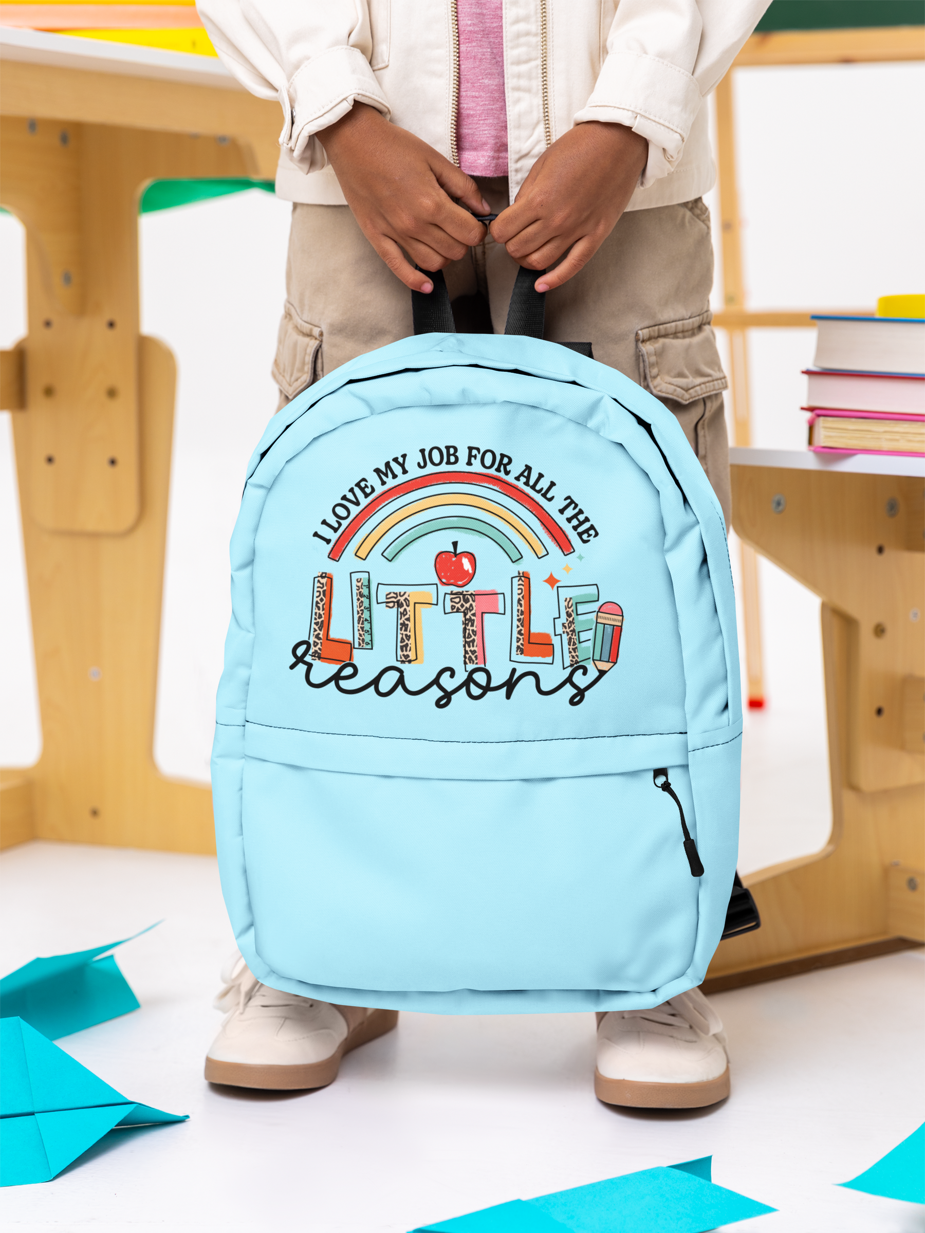 🍎 "Little Learner" | Back-to-School Rainbow Design DTF Transfer FT326