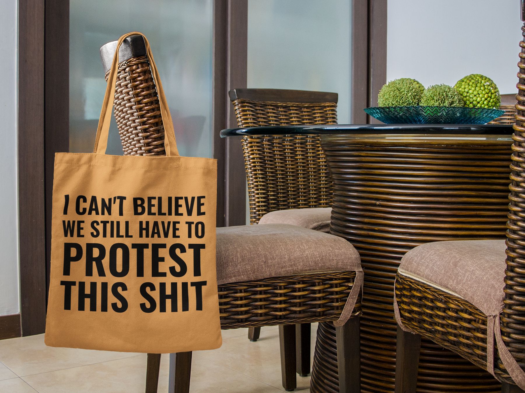 🖤 I CAN’T BELIEVE WE STILL HAVE TO PROTEST THIS SHIT – Black Font DTF Transfer FT646