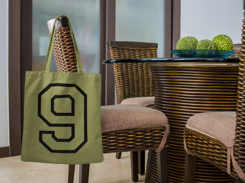 ⬛ “9” – Nine – Solid Black Outline Numeric | DTF Transfer FT1059