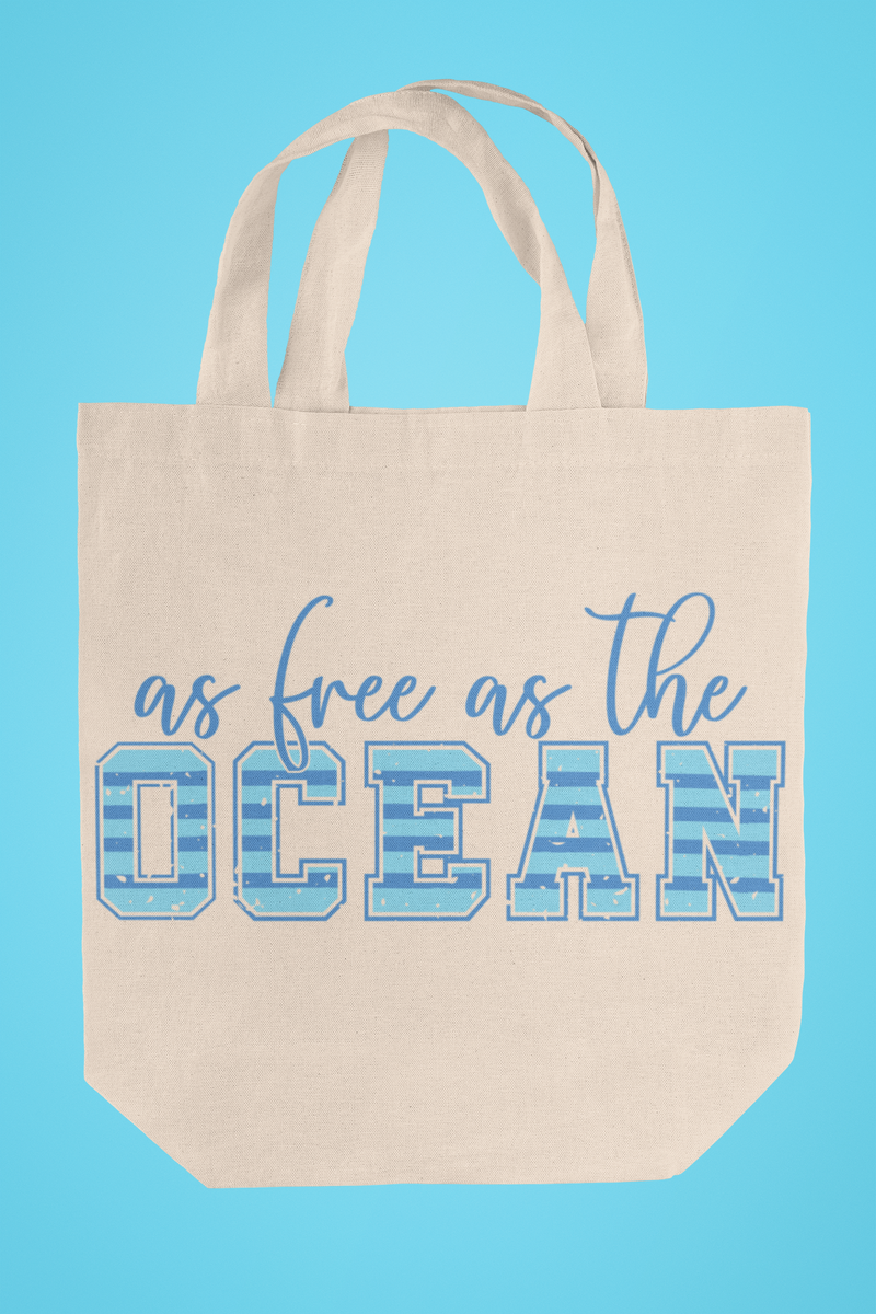 🌊 As Free As the Ocean DTF Transfer FT267