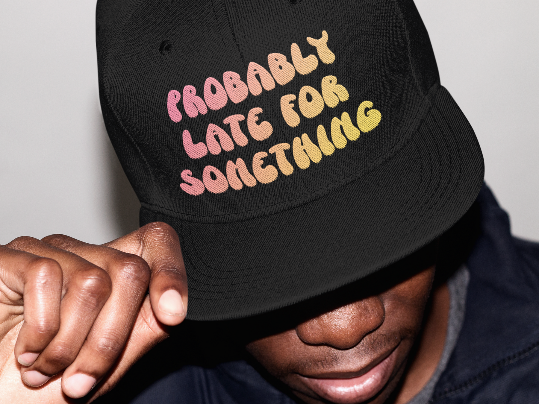 🕒 Probably Late for Something DTF Transfer FT466