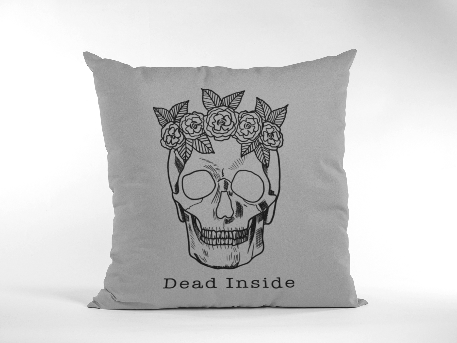 ⚫ Dead Inside – Minimal Black Edition DTF Transfer FT762