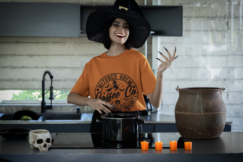 ☕♀️ Witches Brew Coffee DTF Transfer FT224