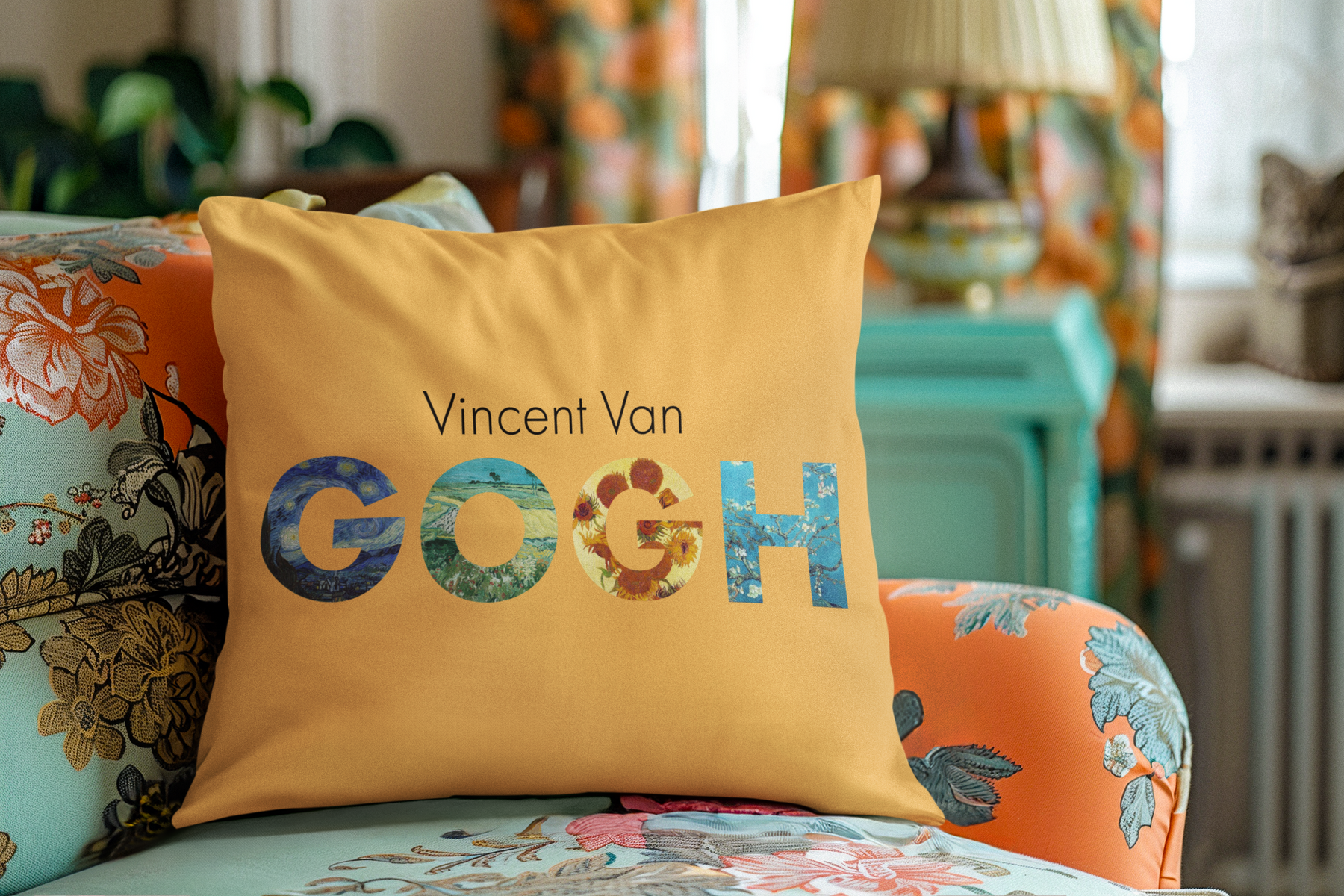 Van Gogh DTF Transfer in Black FT468