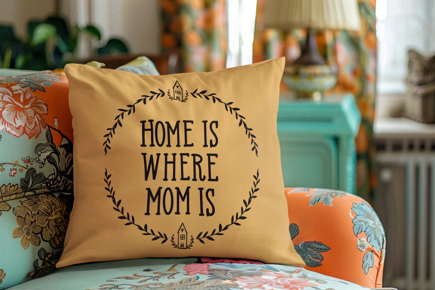 🏠❤️ Home Is Where Mom Is – DTF Transfer FT882