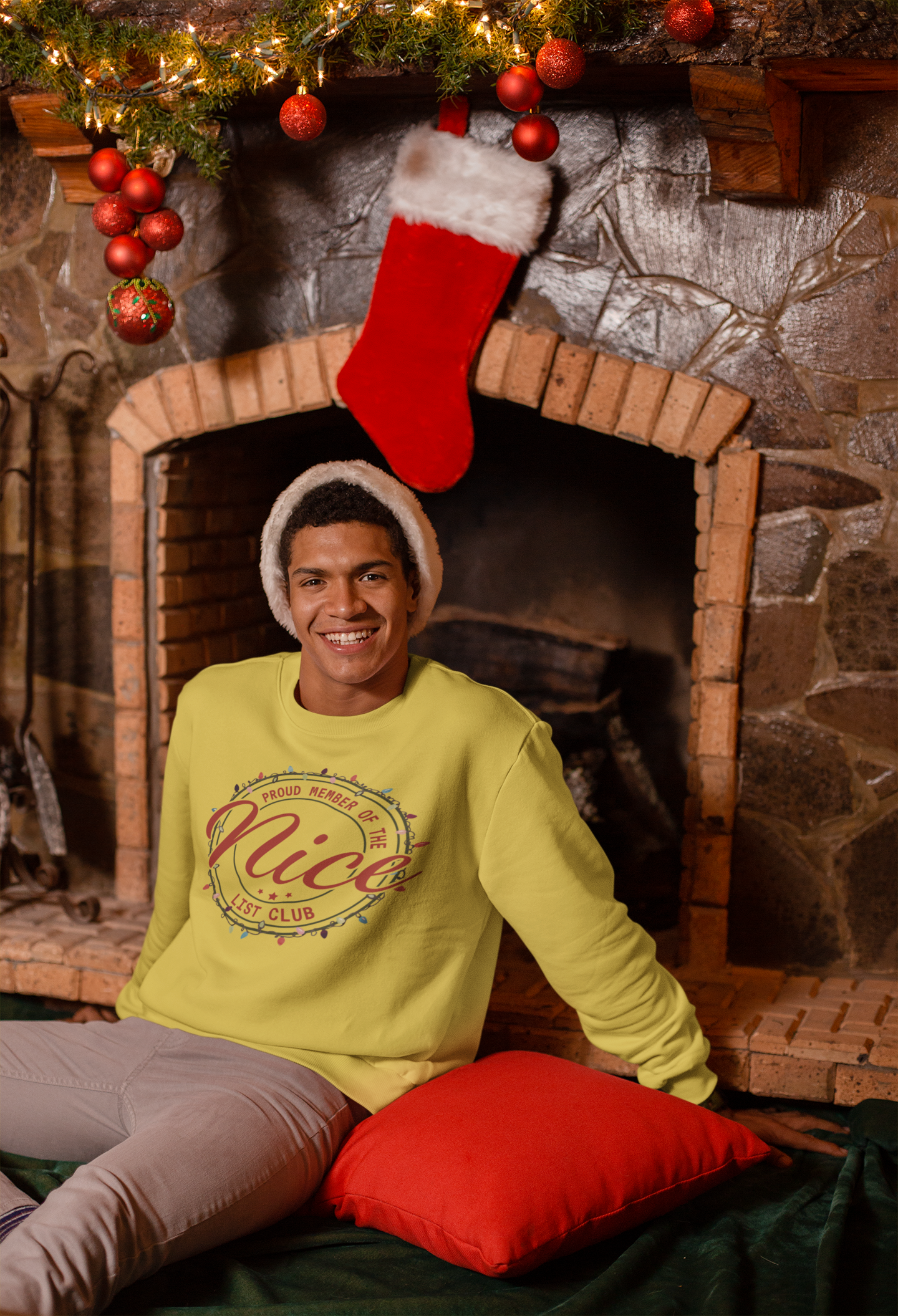 🎄 Proud Member of the Nice List Club Design DTF Transfer FT419