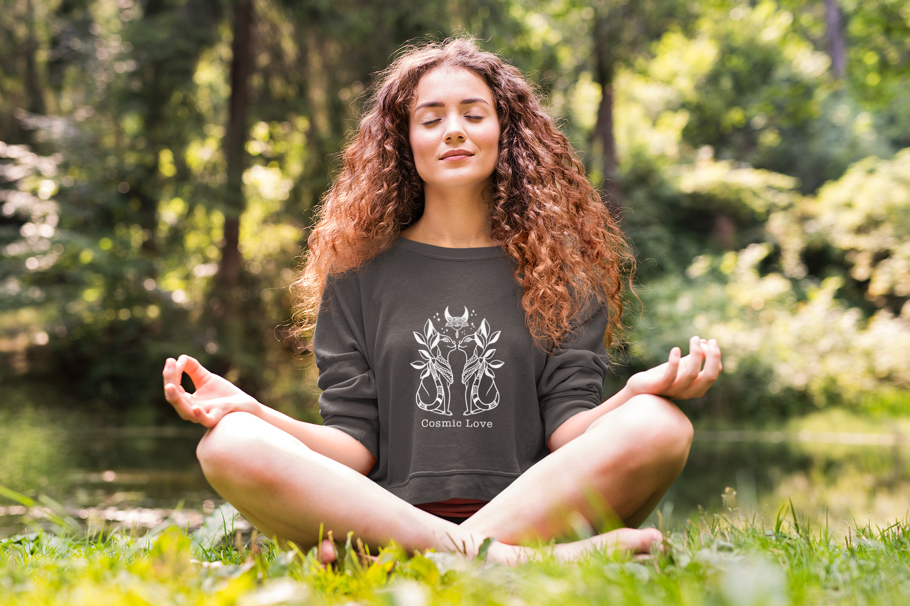 ✨ Cosmic Love – Mystical Harmony DTF Transfer FT768