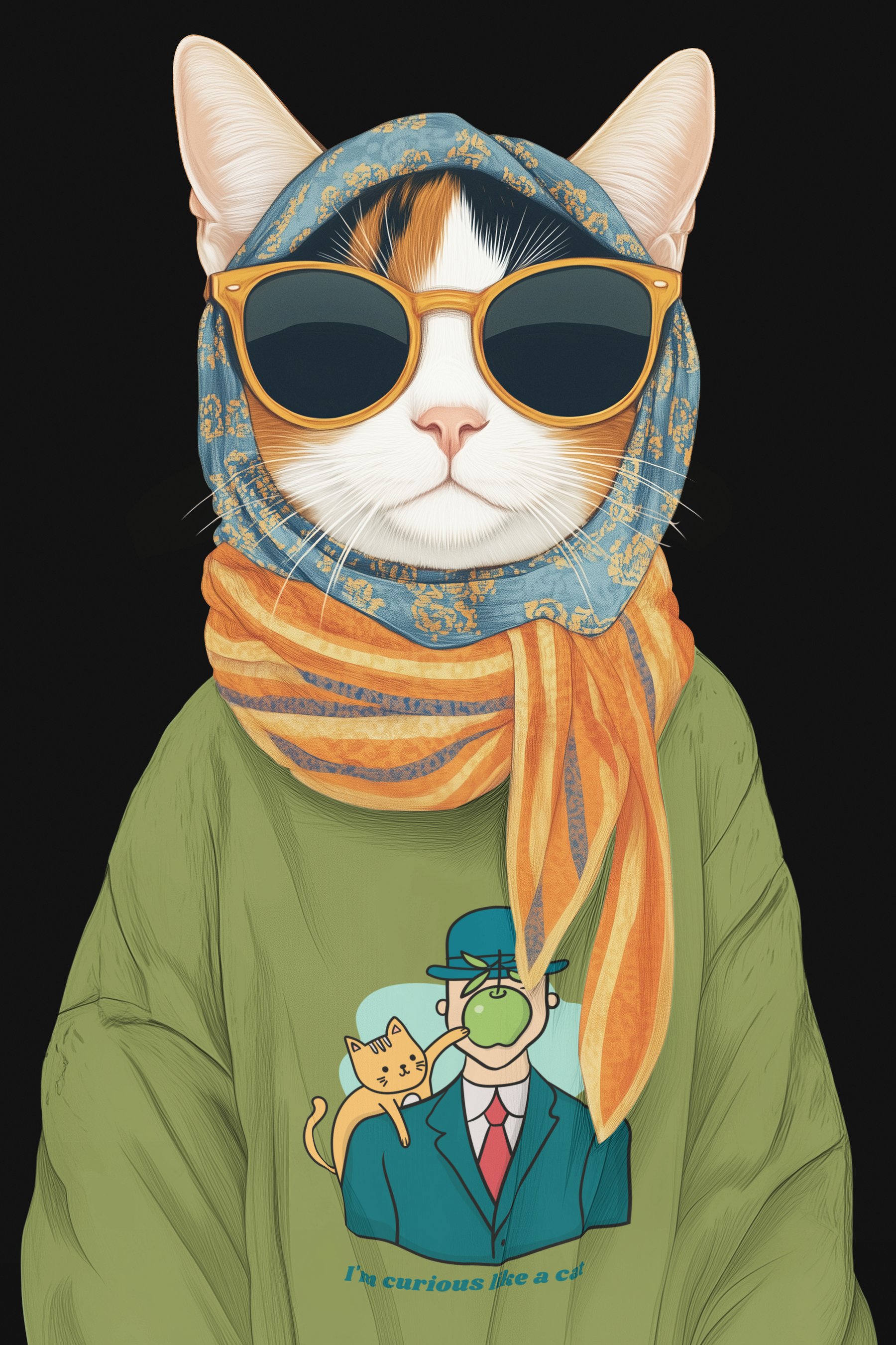 🐾 I'm Curious Like a Cat Design DTF Transfer FT420