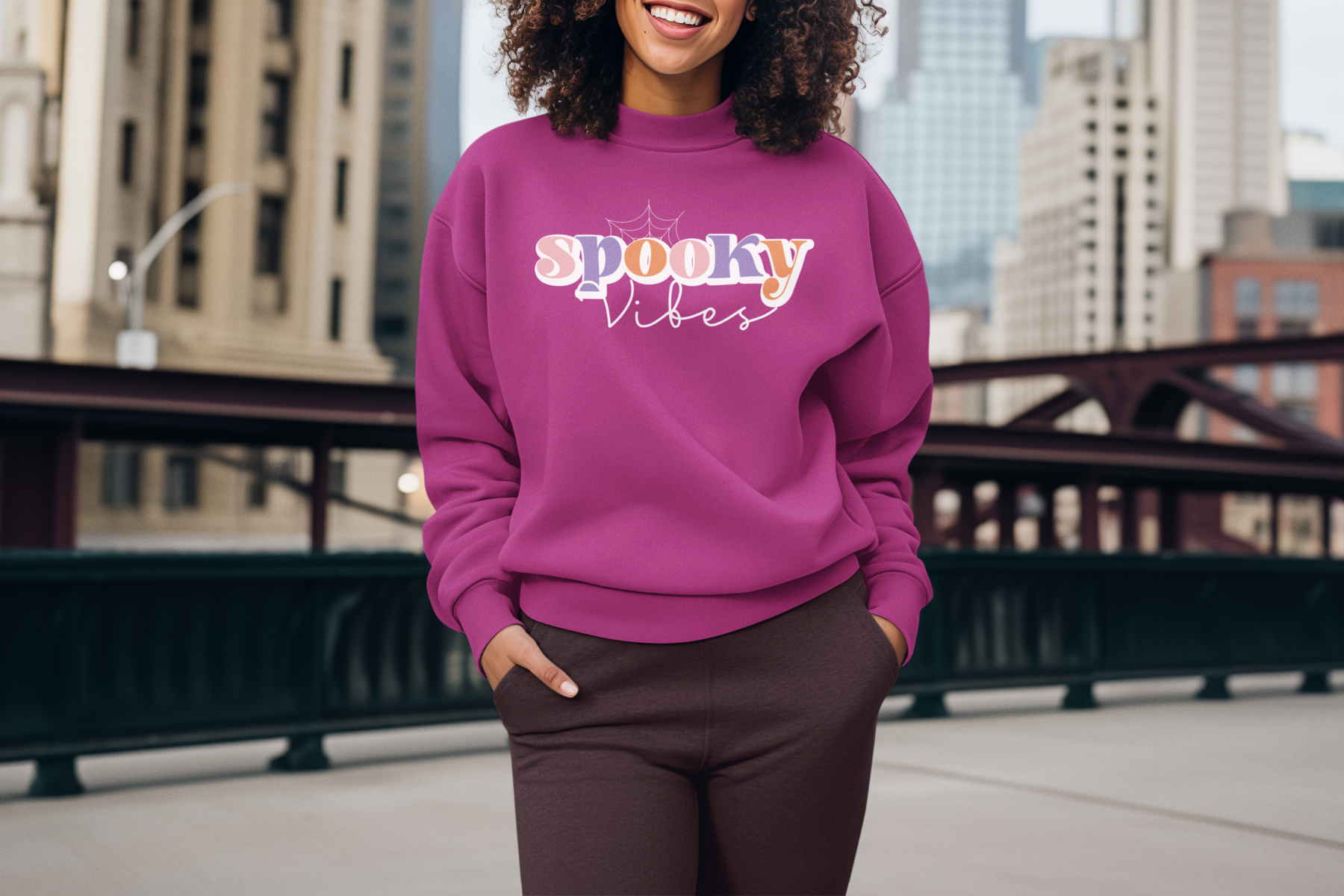 🎃 Spooky Vibes Cute Pastel Halloween DTF Transfer FT555