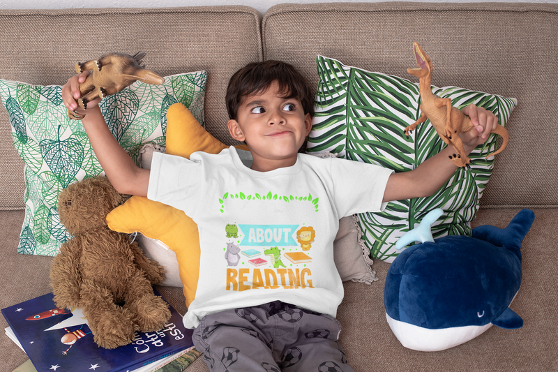 🌿📚 Wild About Reading | Fun Literacy DTF Transfer FT750