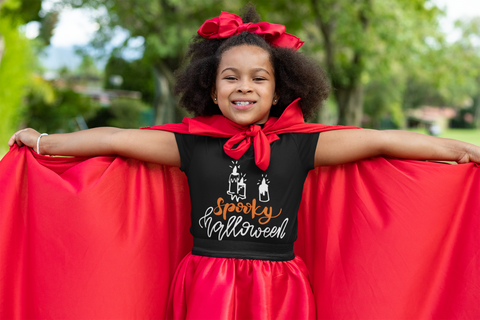 🕯️🎃 Spooky Halloween – Cozy Fall DTF Transfer FT635