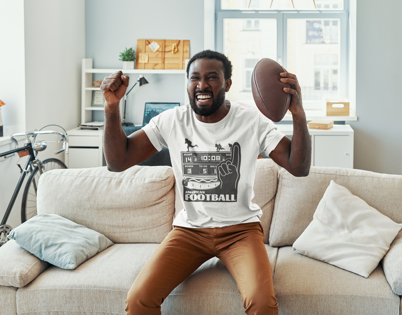 🏈🔥 American Football Game Day – Scoreboard Style DTF Transfer FT1218