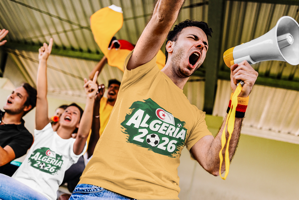 ⚽🔥 Algeria 2026 – Soccer Fan Style  | DTF Transfer FT1185