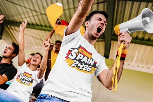 ⚽🔥 Spain 2026 – Soccer Fan Style  DTF Transfer FT1201