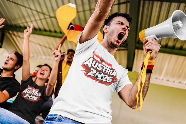 ⚽🔥 Austria 2026 – Soccer Fan Style  DTF Transfer FT1187