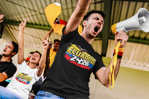 ⚽🔥 Ecuador 2026 – Soccer Fan Style  DTF Transfer FT1194