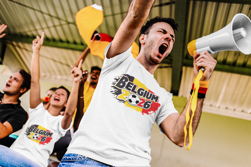 ⚽🔥 Belgium 2026 – Soccer Fan Style DTF Transfer FT1188