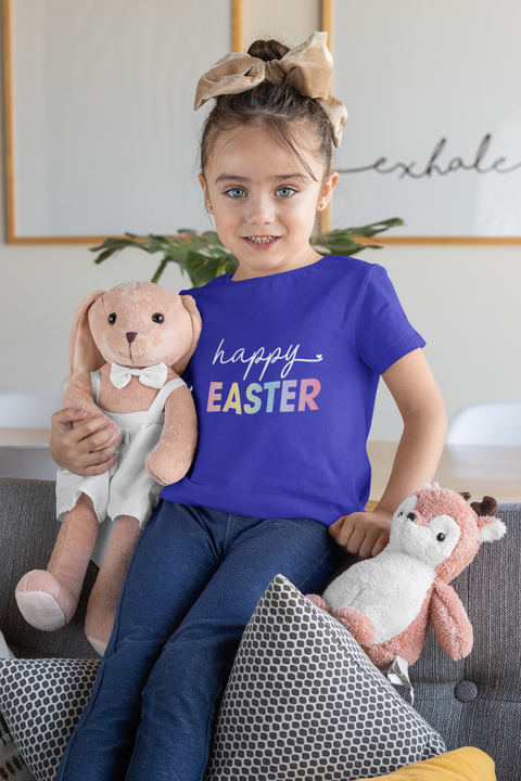 🌈 Happy Easter Bright & Modern Spring Gradient Design DTF Transfer FT358