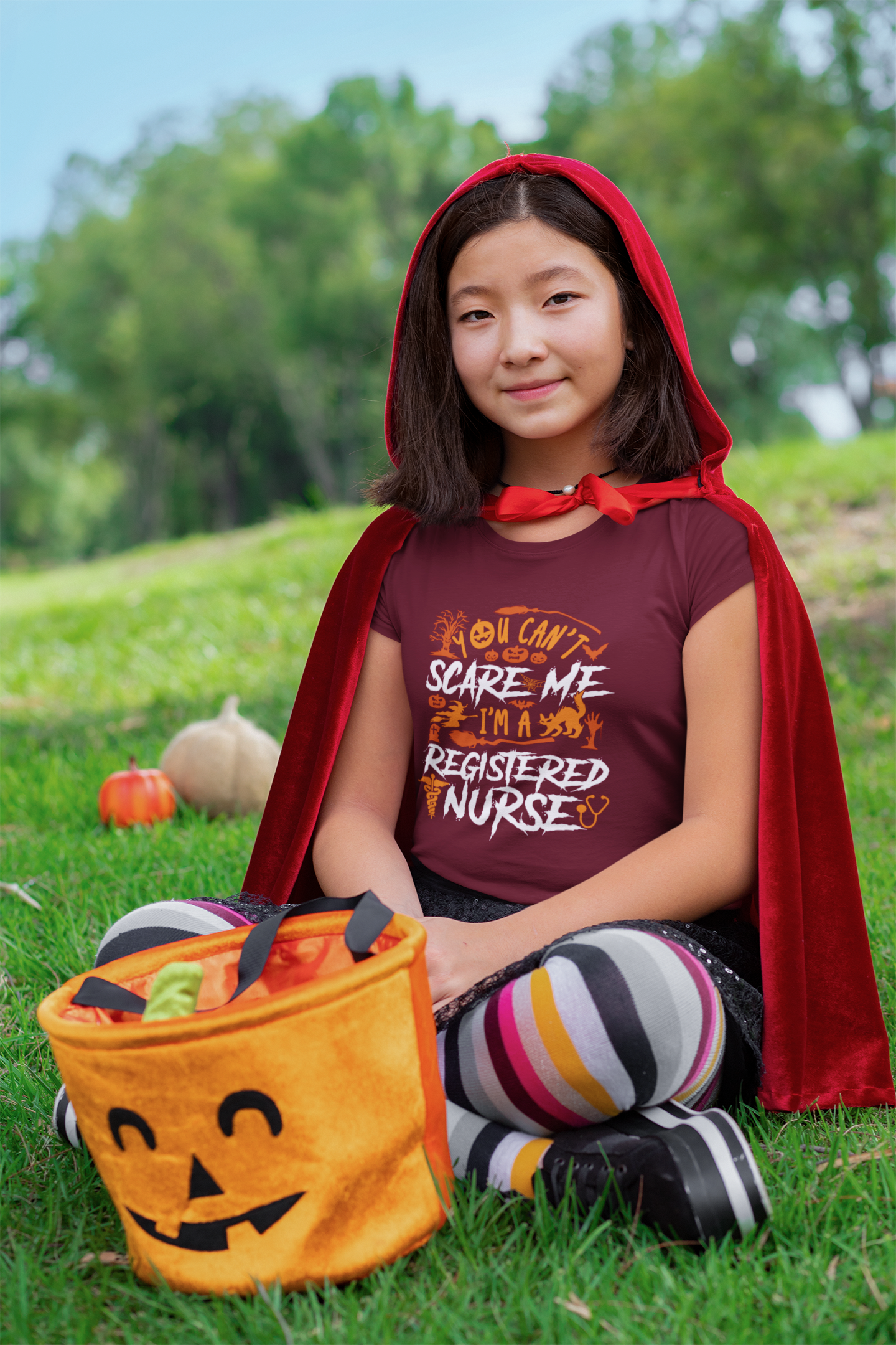 🩺🎃 You Can’t Scare Me – I’m a Registered Nurse DTF Transfer FT637