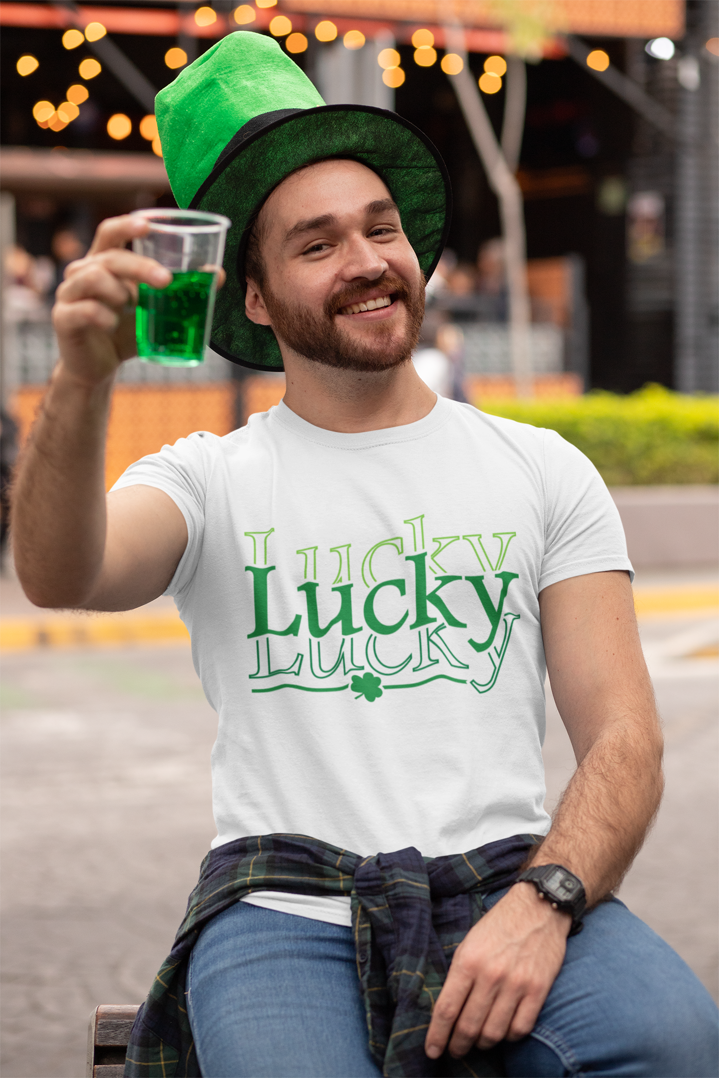 🍀 Lucky St. Patrick’s Day Shirt Print Design DTF Transfer FT380