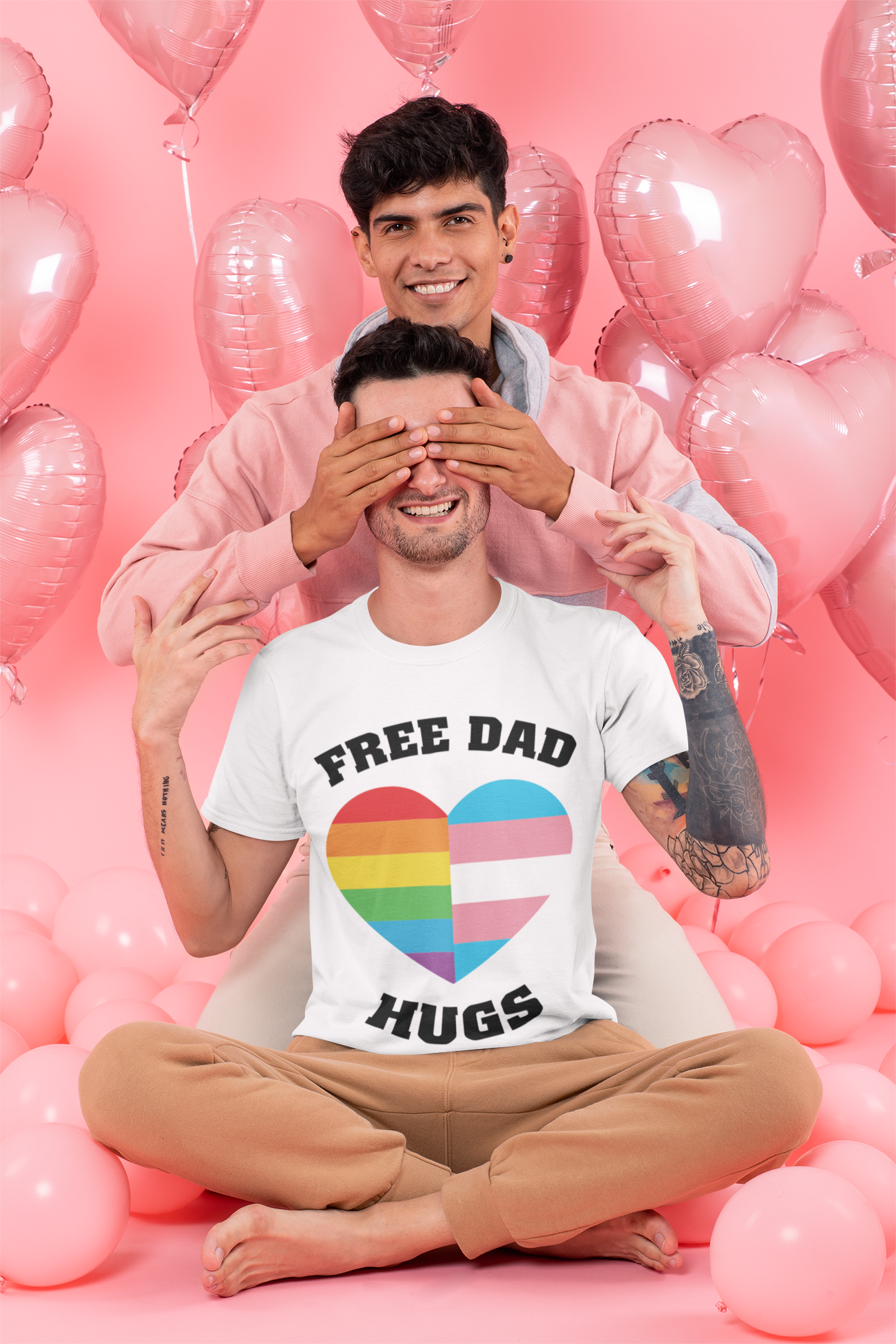 🌈 Unity Heart | Pride & Trans Flag DTF Transfer FT714