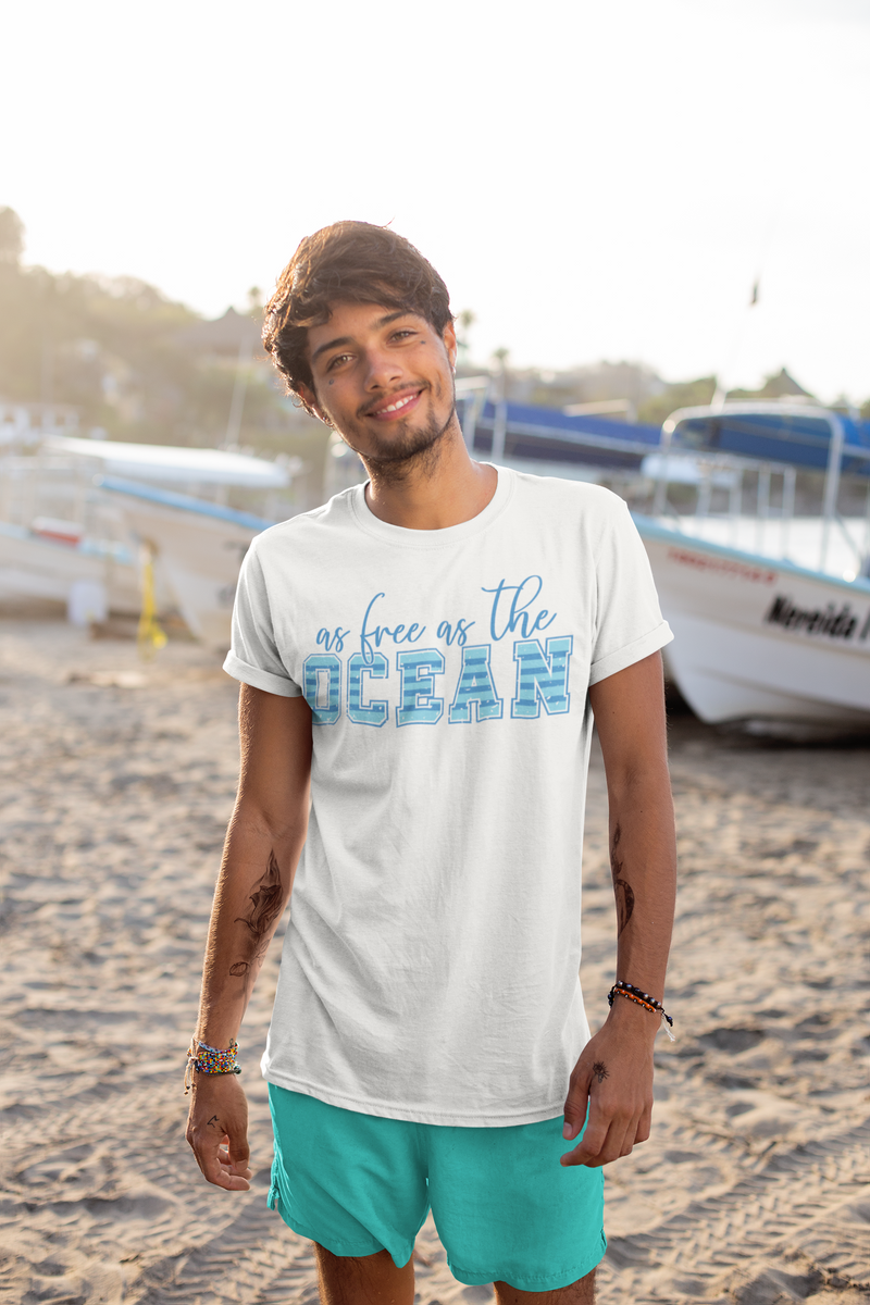 🌊 As Free As the Ocean DTF Transfer FT267