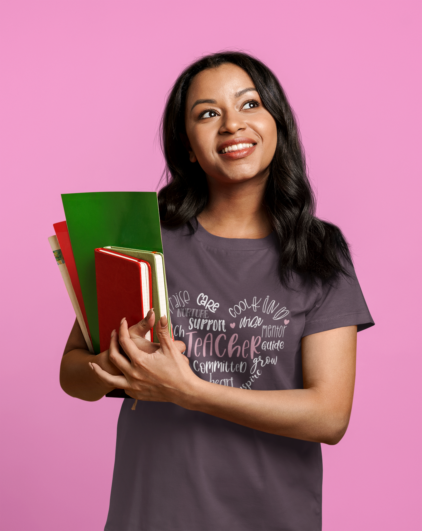 🍎💗 Teacher Word Art | DTF Transfer FT930